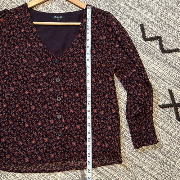 Madewell floral blouse EUC - Picture 5 of 5